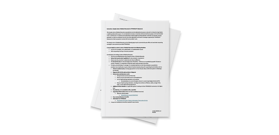 TRYNGOLZA Sample Letter of Medical Necessity